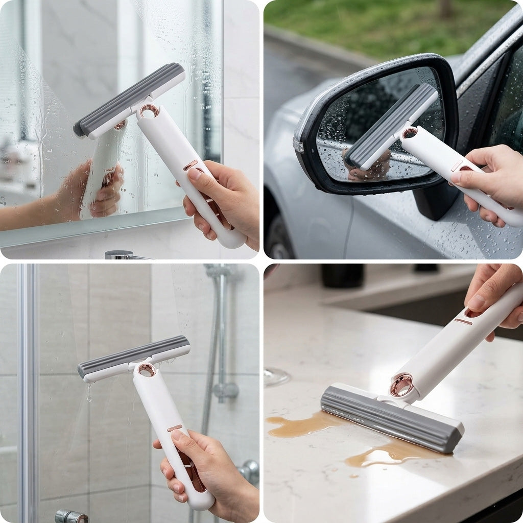 Portable Self-squeeze Short Mini Mop